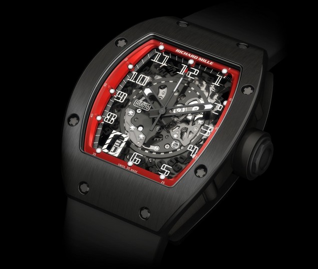 Replica Richard Mille RM 010 Black Night Black DLC Titanium Watch Replica Richard Mille RM 010 Black Night Black DLC Titanium Watch